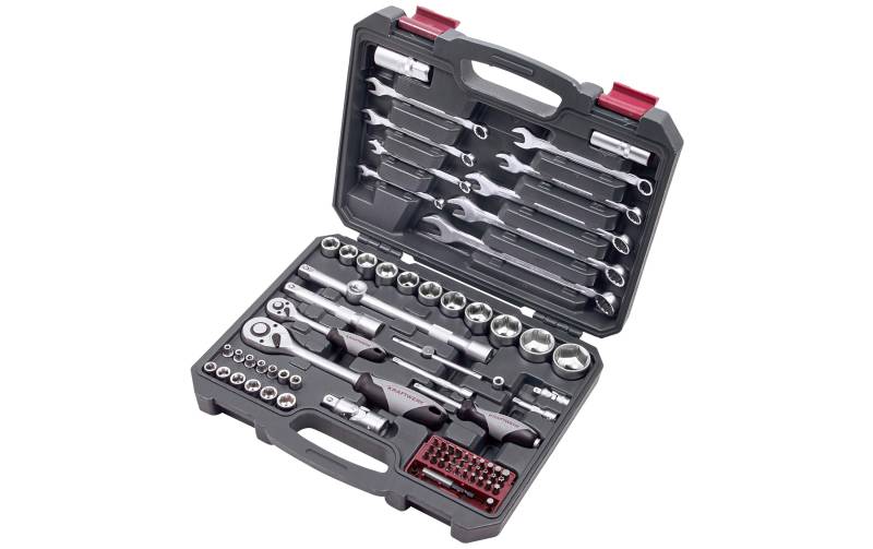 Kraftwerk Steckschlüssel »Basic 1/4"+1/2 80-teilig«, (Set, 80 St.) von KRAFTWERK