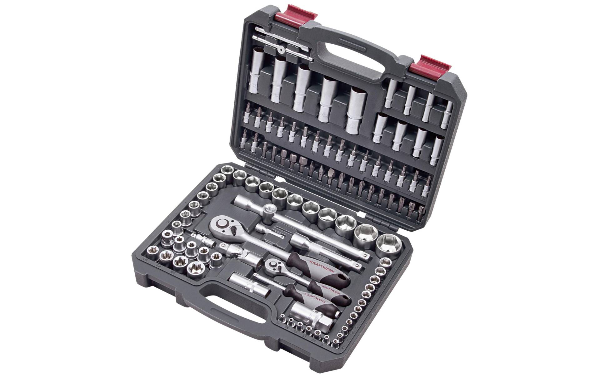 Kraftwerk Steckschlüssel »Set Basic 1/4"+1/2 105-teilig« Kraftwerk Steckschlüssel »Set Basic 1/4"+1/2 105-teilig« von KRAFTWERK
