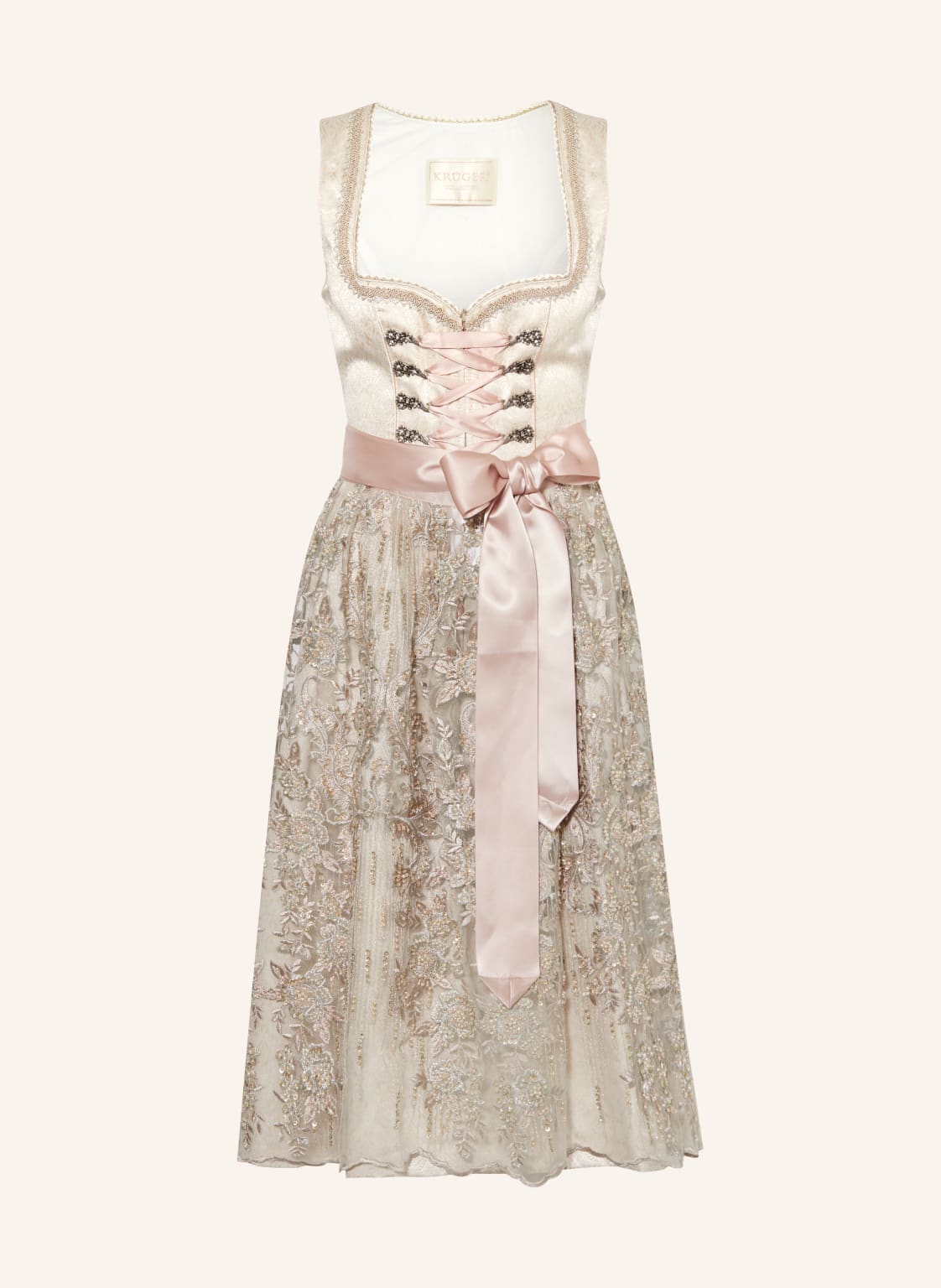 Krüger Dirndl Jael Mit Pailletten Und Perlen beige Krüger Dirndl Jael Mit Pailletten Und Perlen beige von KRÜGER
