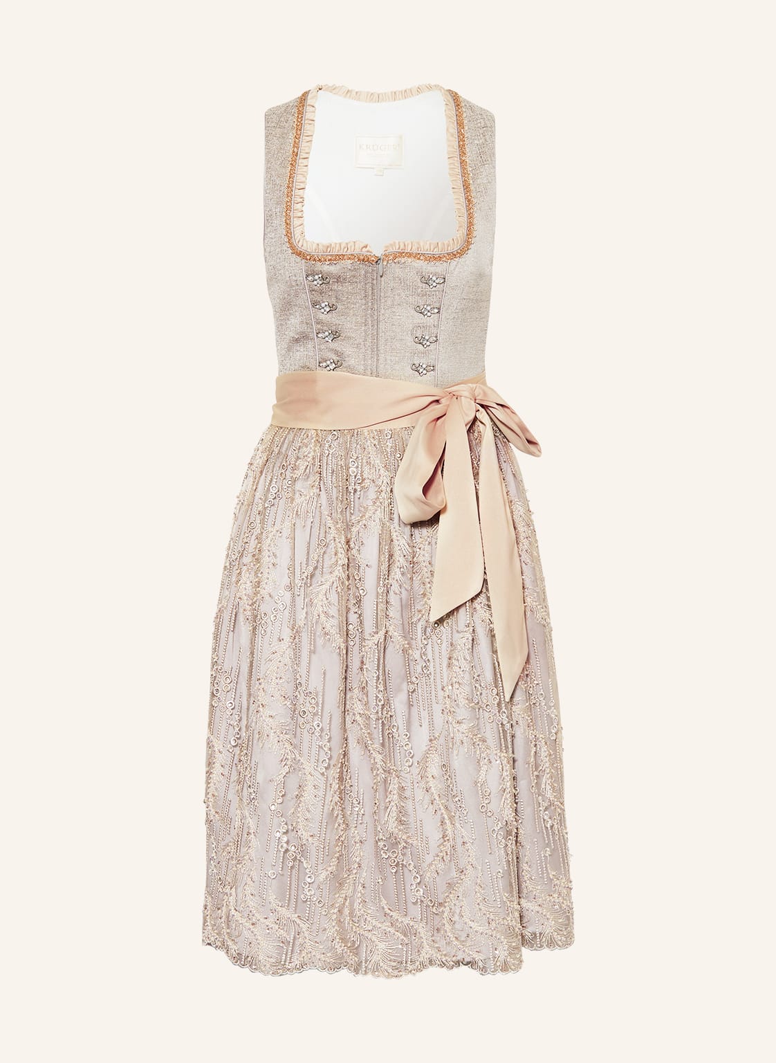 Krüger Dirndl Mit Glitzergarn grau Krüger Dirndl Mit Glitzergarn grau von KRÜGER
