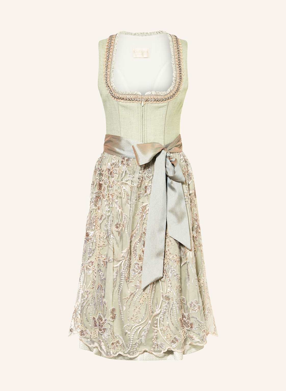 Krüger Jacquard-Dirndl Mit Pailletten gruen Krüger Jacquard-Dirndl Mit Pailletten gruen von KRÜGER