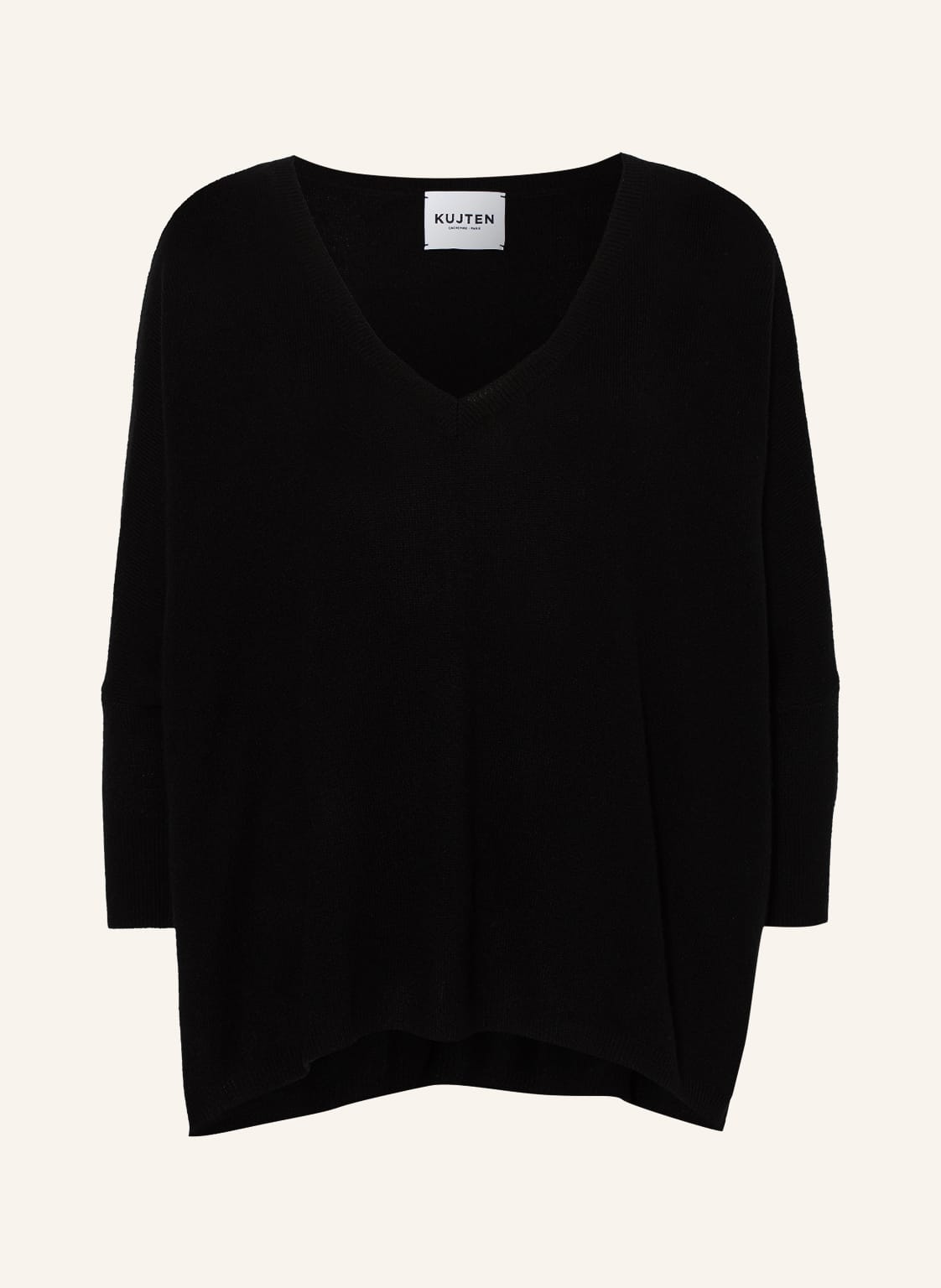 Kujten Cashmere-Pullover Minie schwarz von KUJTEN