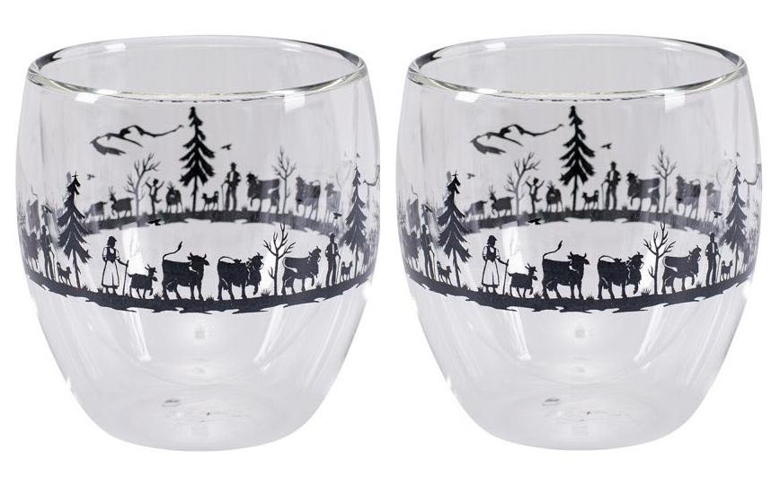 Kadastar Tasse »Alpaufzug Familie 250 ml, 2 Stück, Transparent«, (2 tlg.) Kadastar Tasse »Alpaufzug Familie 250 ml, 2 Stück, Transparent«, (2 tlg.) von Kadastar