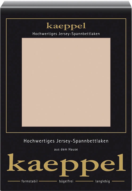 Kaeppel Spannbettlaken »Single Jersey Mako Cotton«, Bettlaken aus 100% Baumwolle Kaeppel Spannbettlaken »Single Jersey Mako Cotton«, Bettlaken aus 100% Baumwolle von Kaeppel
