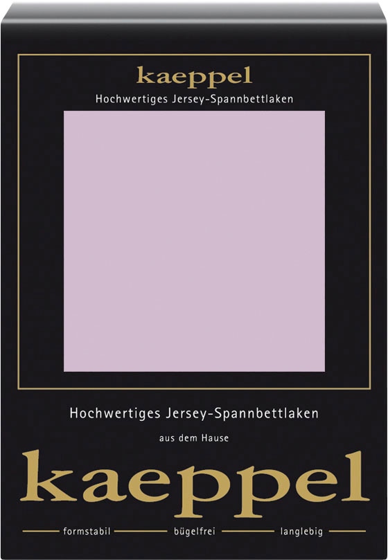 Kaeppel Spannbettlaken »Single Jersey Mako Cotton«, Bettlaken aus 100% Baumwolle Kaeppel Spannbettlaken »Single Jersey Mako Cotton«, Bettlaken aus 100% Baumwolle von Kaeppel