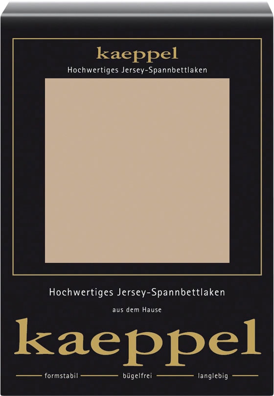 Kaeppel Spannbettlaken »Single Jersey Mako Cotton«, Bettlaken aus 100% Baumwolle Kaeppel Spannbettlaken »Single Jersey Mako Cotton«, Bettlaken aus 100% Baumwolle von Kaeppel