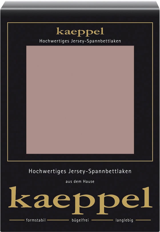 Kaeppel Spannbettlaken »Single Jersey Mako Cotton«, Bettlaken aus 100% Baumwolle Kaeppel Spannbettlaken »Single Jersey Mako Cotton«, Bettlaken aus 100% Baumwolle von Kaeppel