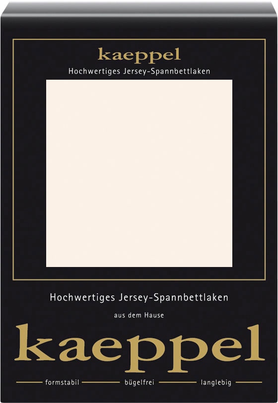 Kaeppel Spannbettlaken »Single Jersey Mako Cotton«, Bettlaken aus 100% Baumwolle Kaeppel Spannbettlaken »Single Jersey Mako Cotton«, Bettlaken aus 100% Baumwolle von Kaeppel