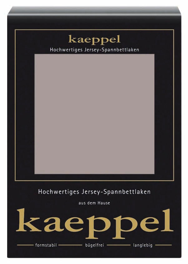 Kaeppel Spannbettlaken »Single Jersey Mako Cotton«, Bettlaken aus 100% Baumwolle Kaeppel Spannbettlaken »Single Jersey Mako Cotton«, Bettlaken aus 100% Baumwolle von Kaeppel