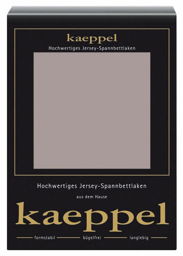 Kaeppel Spannbettlaken »Single Jersey Mako Cotton«, Bettlaken aus 100% Baumwolle von Kaeppel