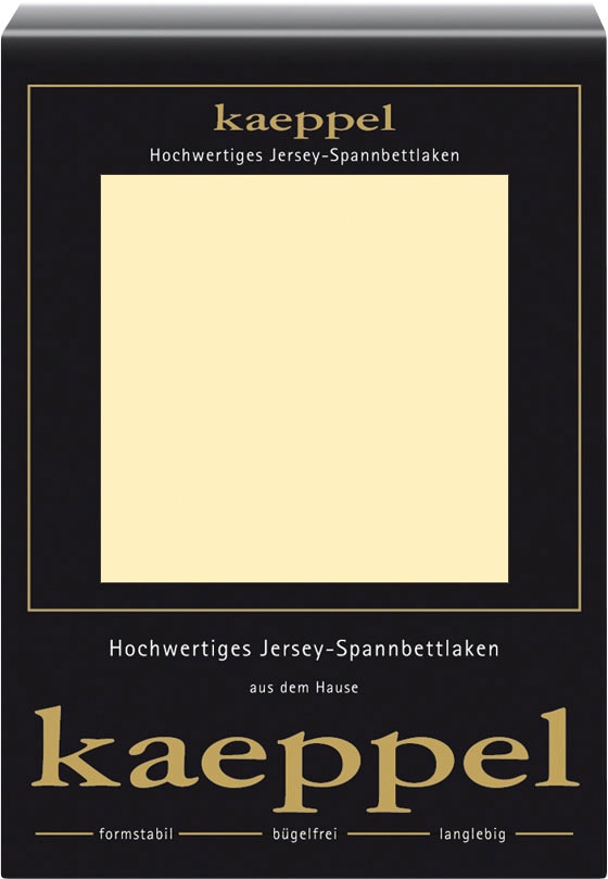Kaeppel Spannbettlaken »Single Jersey Mako Cotton«, Bettlaken aus 100% Baumwolle von Kaeppel