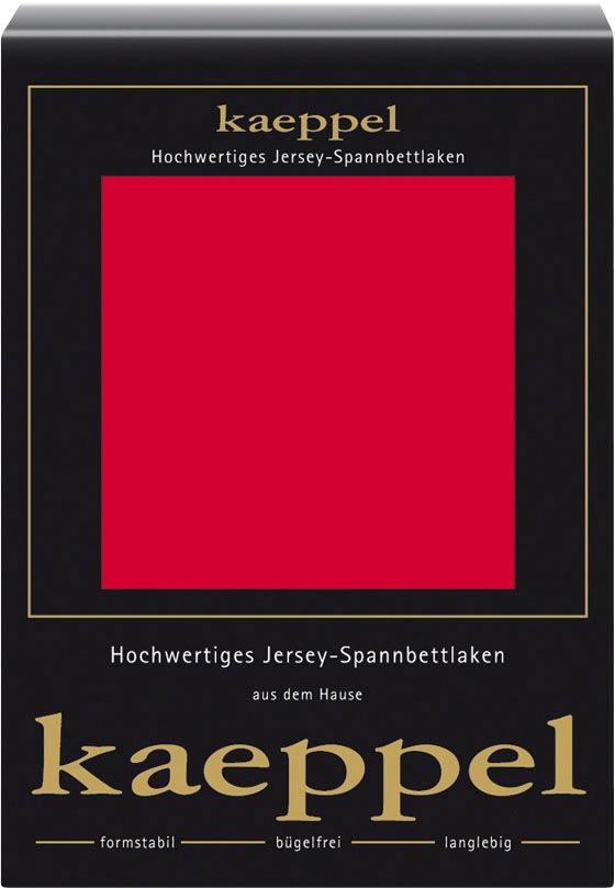 Kaeppel Spannbettlaken »Single Jersey Mako Elasthan«, aus 97% Baumwolle und 3% Elasthan Kaeppel Spannbettlaken »Single Jersey Mako Elasthan«, aus 97% Baumwolle und 3% Elasthan von Kaeppel