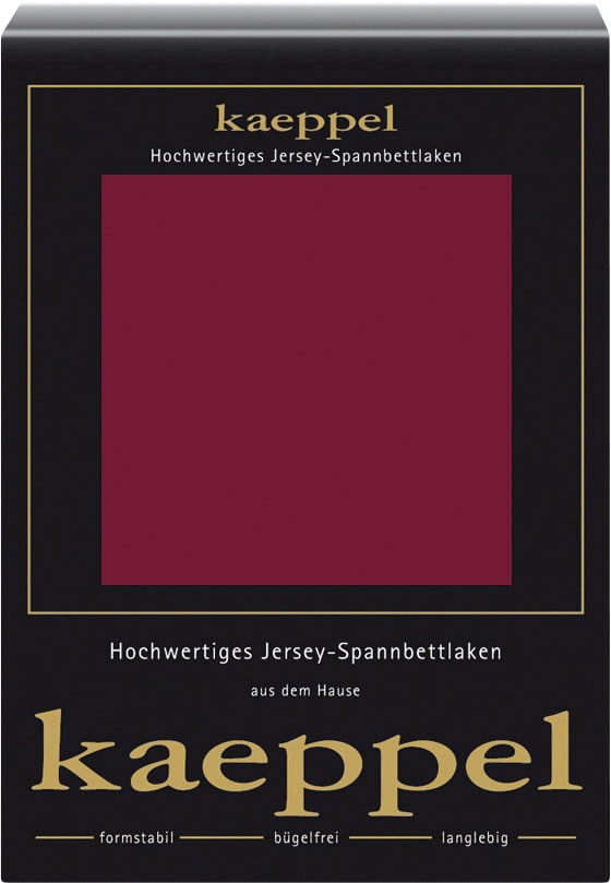 Kaeppel Spannbettlaken »Single Jersey Mako Elasthan«, aus 97% Baumwolle und 3% Elasthan Kaeppel Spannbettlaken »Single Jersey Mako Elasthan«, aus 97% Baumwolle und 3% Elasthan von Kaeppel