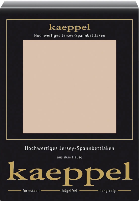 Kaeppel Spannbettlaken »Single Jersey Mako Elasthan«, aus 97% Baumwolle und 3% Elasthan Kaeppel Spannbettlaken »Single Jersey Mako Elasthan«, aus 97% Baumwolle und 3% Elasthan von Kaeppel