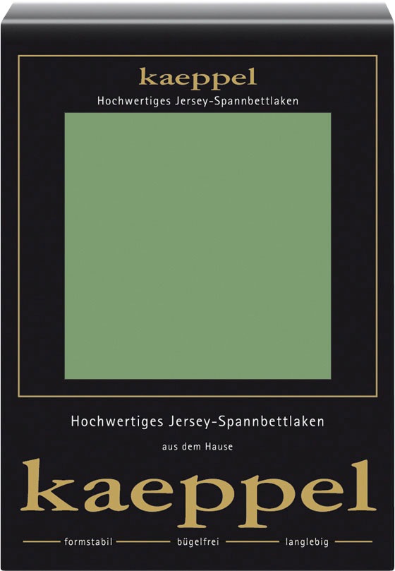 Kaeppel Spannbettlaken »Single Jersey Mako Elasthan«, aus 97% Baumwolle und 3% Elasthan Kaeppel Spannbettlaken »Single Jersey Mako Elasthan«, aus 97% Baumwolle und 3% Elasthan von Kaeppel