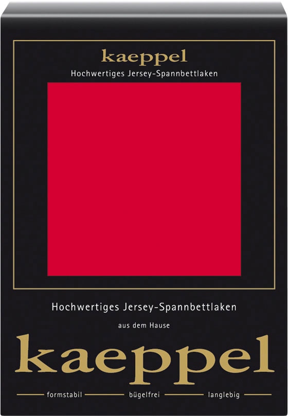 Kaeppel Spannbettlaken »Single Jersey Mako Elasthan«, aus 97% Baumwolle und 3% Elasthan Kaeppel Spannbettlaken »Single Jersey Mako Elasthan«, aus 97% Baumwolle und 3% Elasthan von Kaeppel