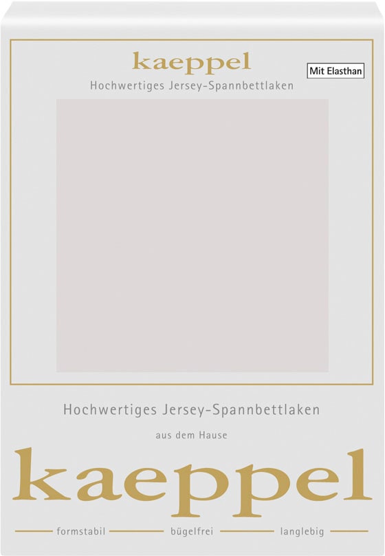 Kaeppel Spannbettlaken »Single Jersey Mako Elasthan«, aus 97% Baumwolle und 3% Elasthan Kaeppel Spannbettlaken »Single Jersey Mako Elasthan«, aus 97% Baumwolle und 3% Elasthan von Kaeppel
