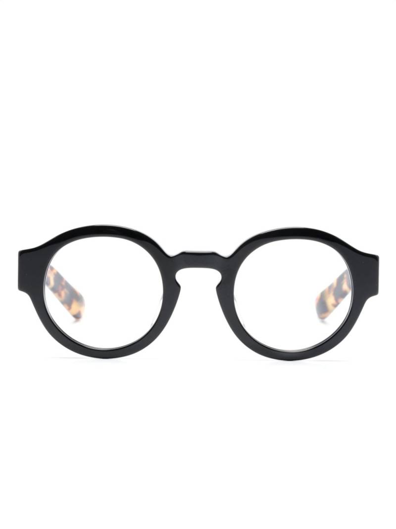 Kaleos Carson round-frame tortoiseshell-detailed glasses - Black von Kaleos