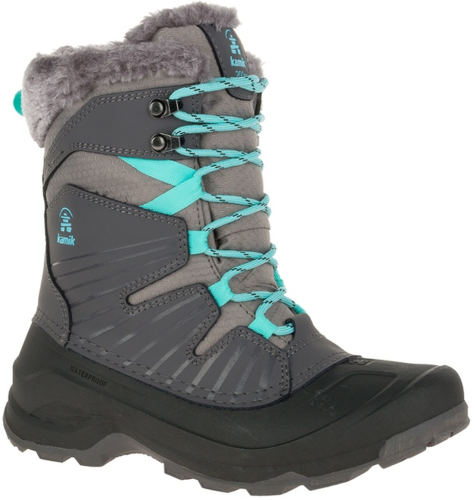 Kamik ICELANDF women Winterschuh - charcoal/charbon (Grösse: 42) von Kamik