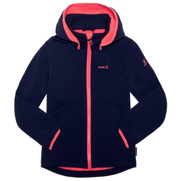 Kamik - Kid's Faye - Softshelljacke Gr 128 blau von Kamik