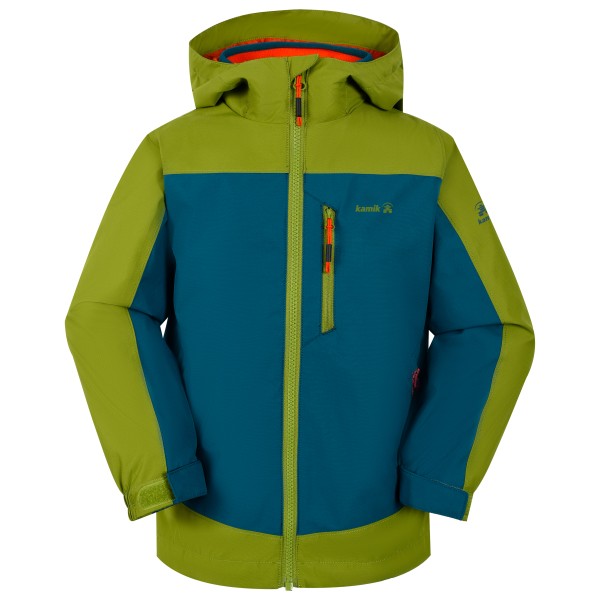 Kamik - Kid's Malik - Regenjacke Gr 110 blau/oliv von Kamik