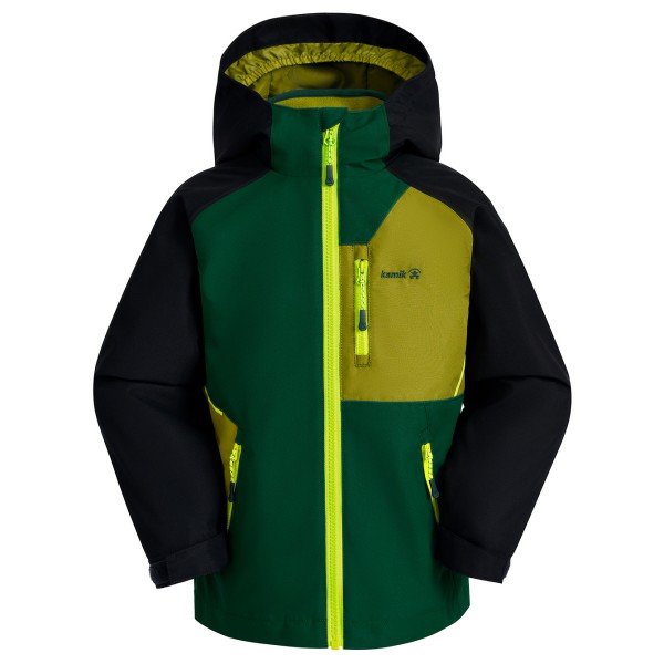 Kamik - Kid's Otis - Regenjacke Gr 104 grün/schwarz von Kamik