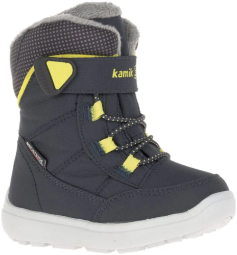 Kamik STANCE2 kids Winterschuh - navy/yellow (Grösse: 22) von Kamik