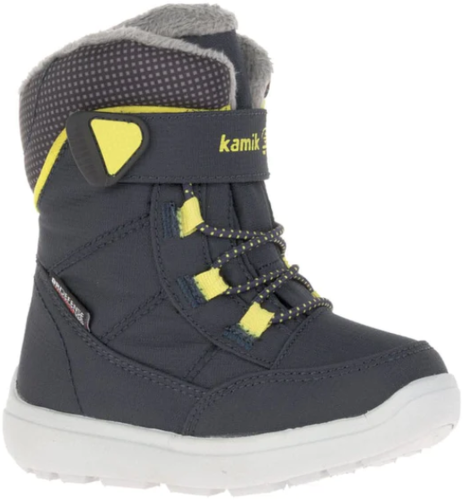 Kamik STANCE2 kids Winterschuh - navy/yellow (Grösse: 29) von Kamik