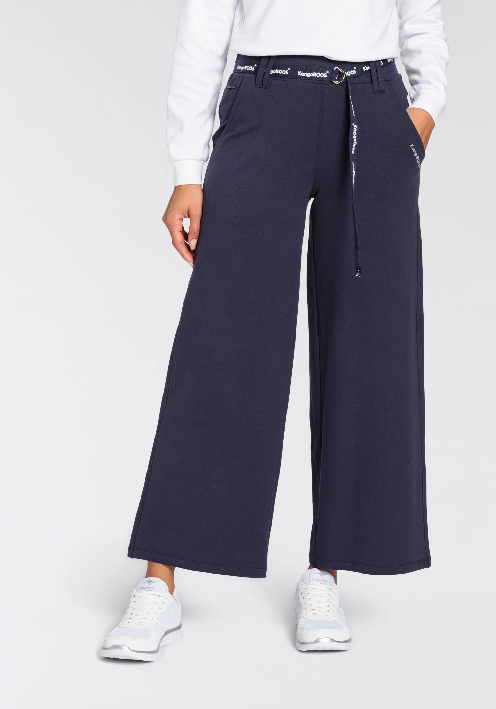 KangaROOS Jerseyhose, mit weitem Bein in Culotte Form von KangaROOS