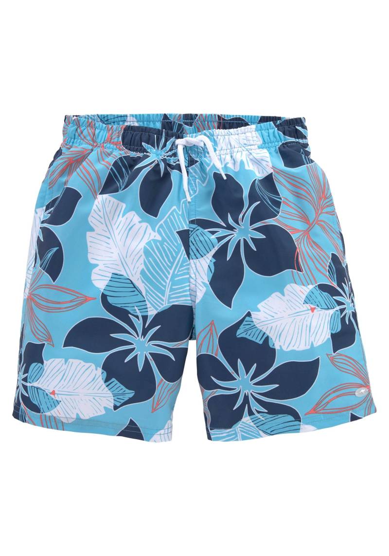 KangaROOS Badeshorts »Moloka Kids«, (1 St.), mit Hawaiiprint von KangaROOS