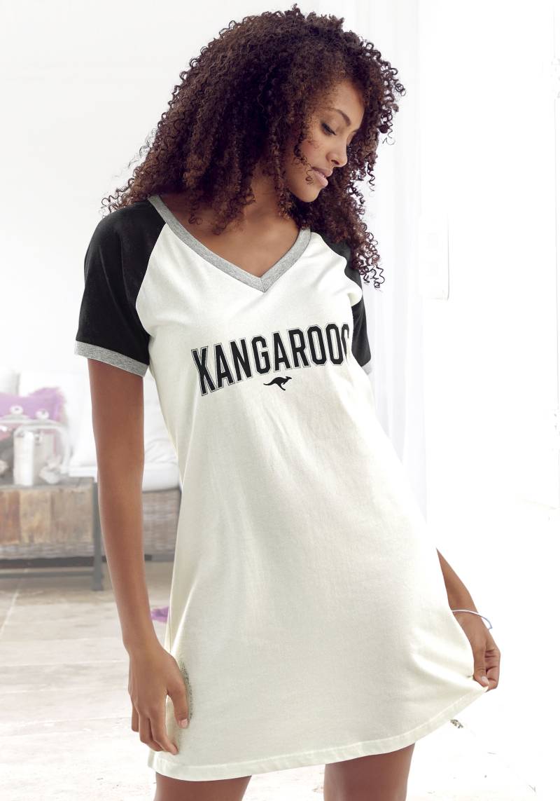 KangaROOS Bigshirt, mit kontrastfarbenen Raglanärmeln von KangaROOS