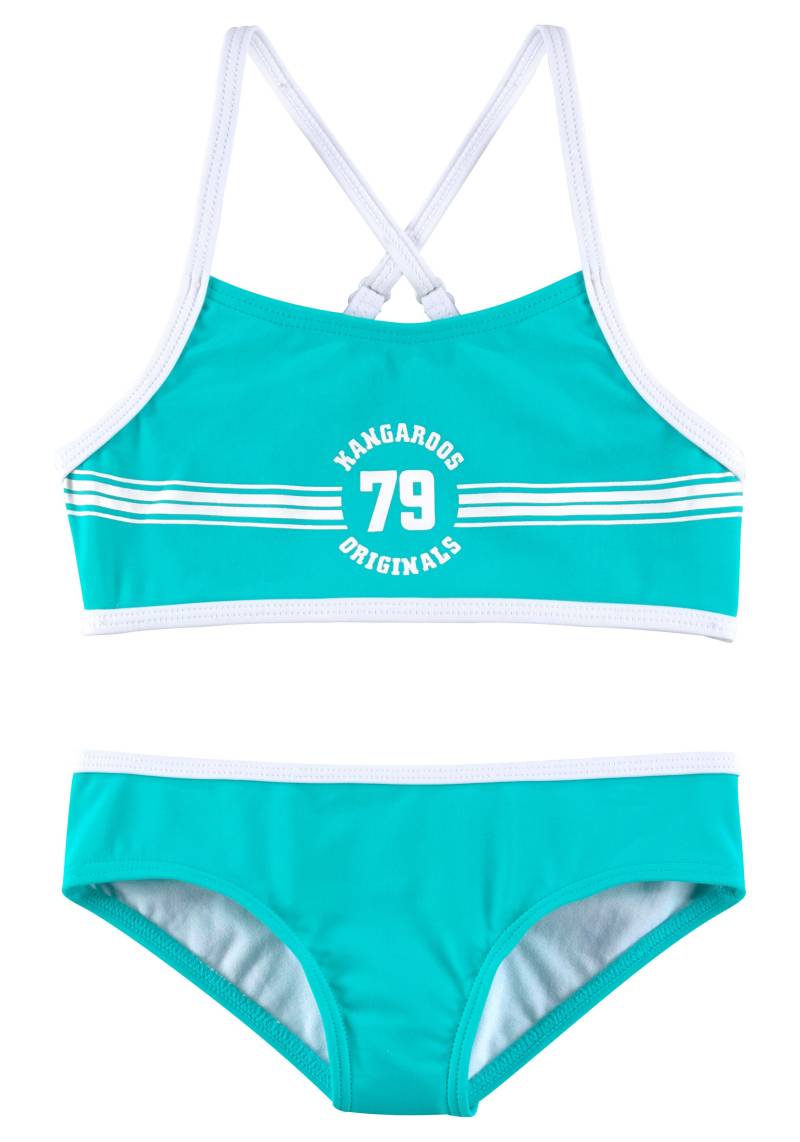 KangaROOS Bustier-Bikini »Sporty«, mit sportlichem Frontdruck KangaROOS Bustier-Bikini »Sporty«, mit sportlichem Frontdruck von KangaROOS