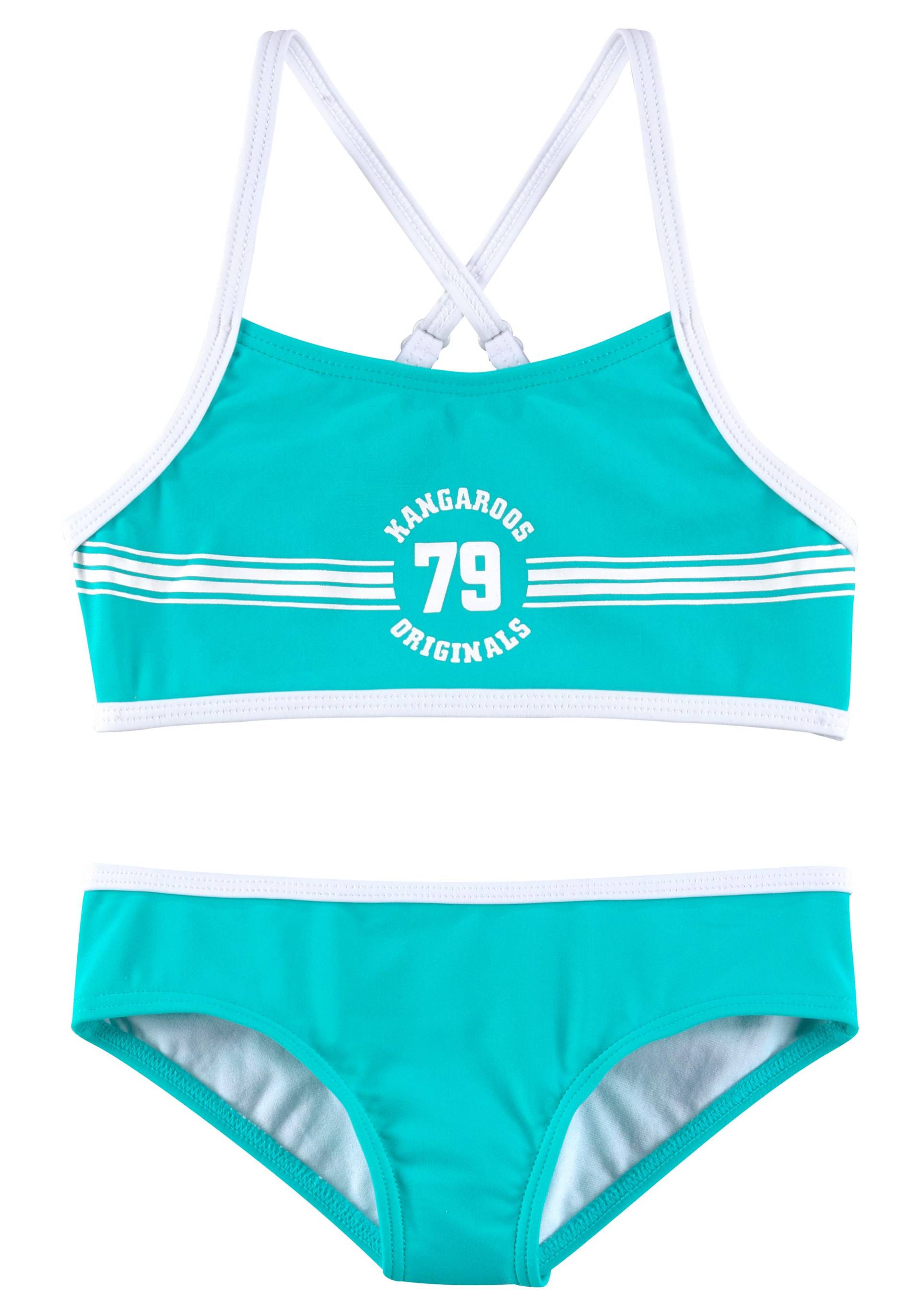 KangaROOS Bustier-Bikini »Sporty«, mit sportlichem Frontdruck KangaROOS Bustier-Bikini »Sporty«, mit sportlichem Frontdruck von KangaROOS