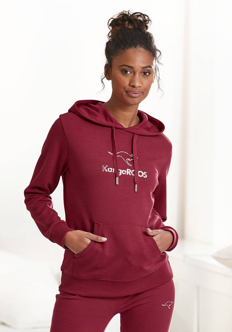 KangaROOS Hoodie, mit Kängurutasche, Loungewear, Loungeanzug von KangaROOS