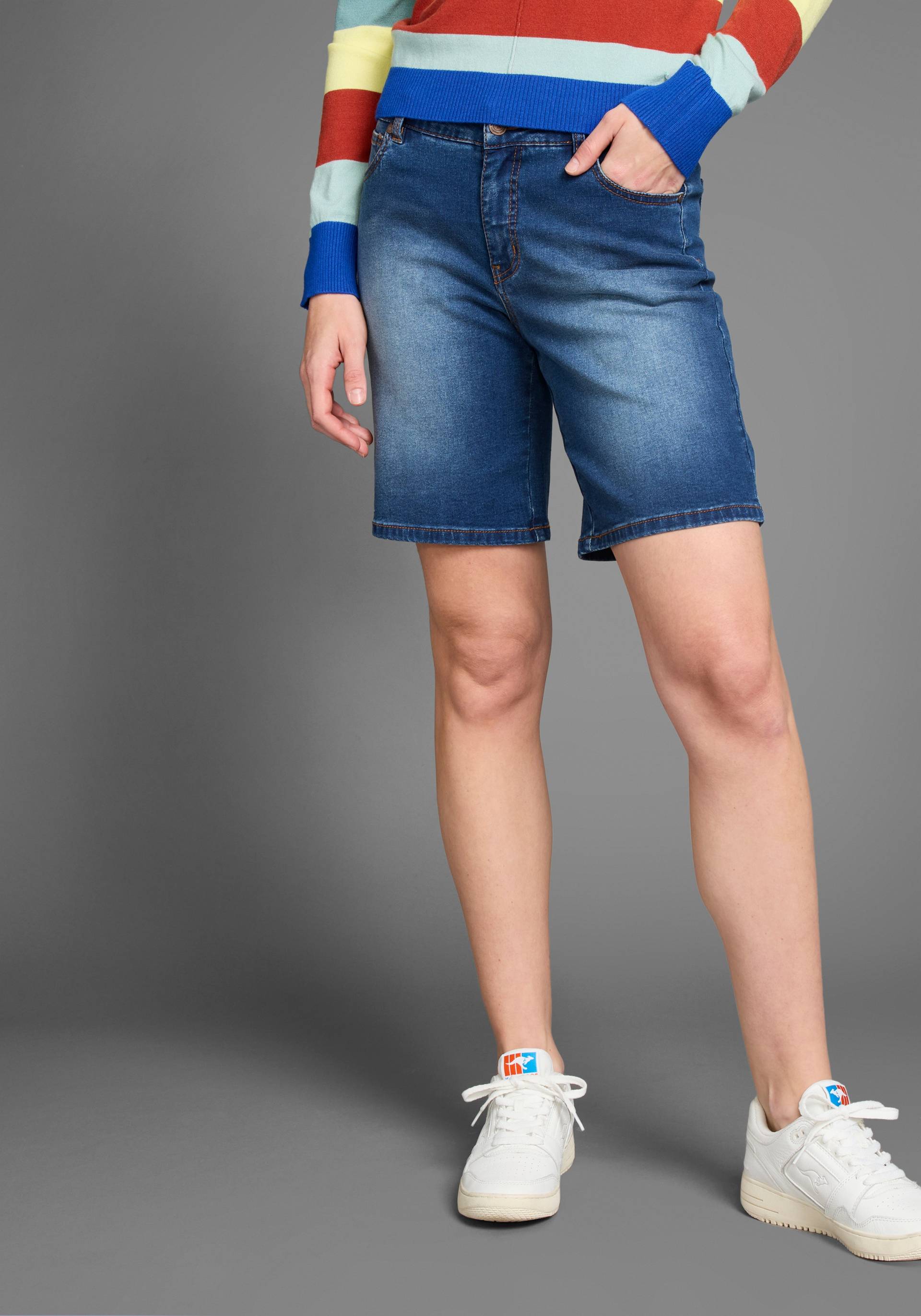 KangaROOS Jeansbermudas, High Waist von KangaROOS