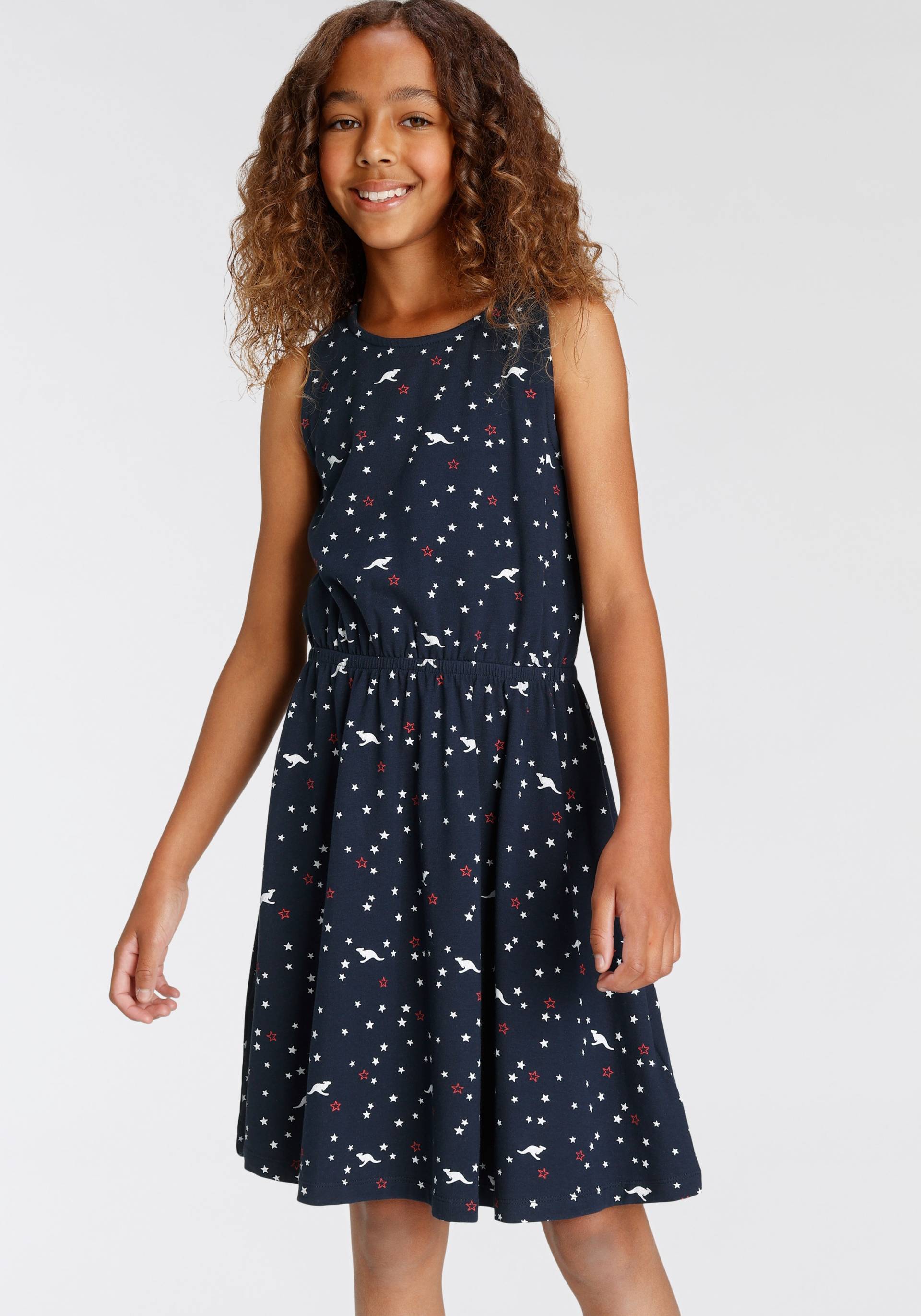 KangaROOS Jerseykleid », Skaterkleid in schönen Allover-Muster«, für Partys und Treffen mit Freunden, kniefrei, modisch KangaROOS Jerseykleid », Skaterkleid in schönen Allover-Muster«, für Partys und Treffen mit Freunden, kniefrei, modisch von KangaROOS