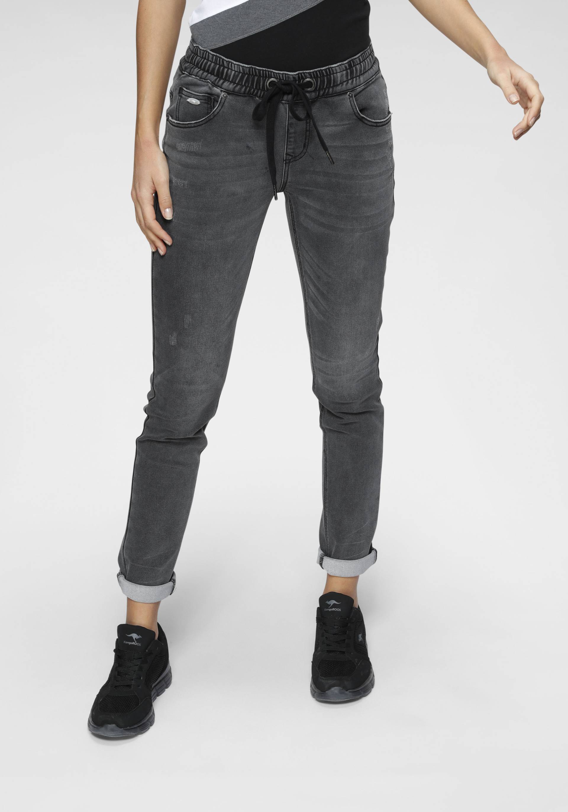 KangaROOS Jogg Pants, entspannte Passform, weite Beinform KangaROOS Jogg Pants, entspannte Passform, weite Beinform von KangaROOS