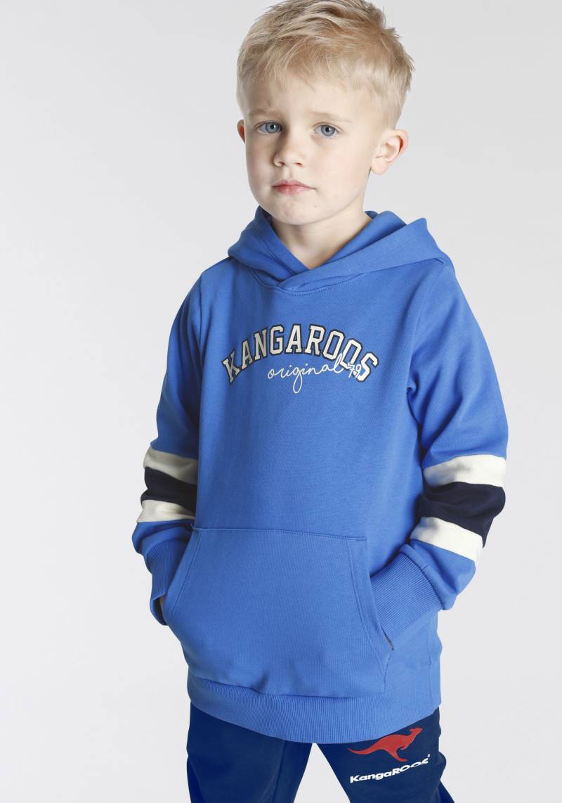 KangaROOS Kapuzensweatshirt »für kleine Jungen«, Langarm mit Rippbündchen, Basic-Passform von KangaROOS