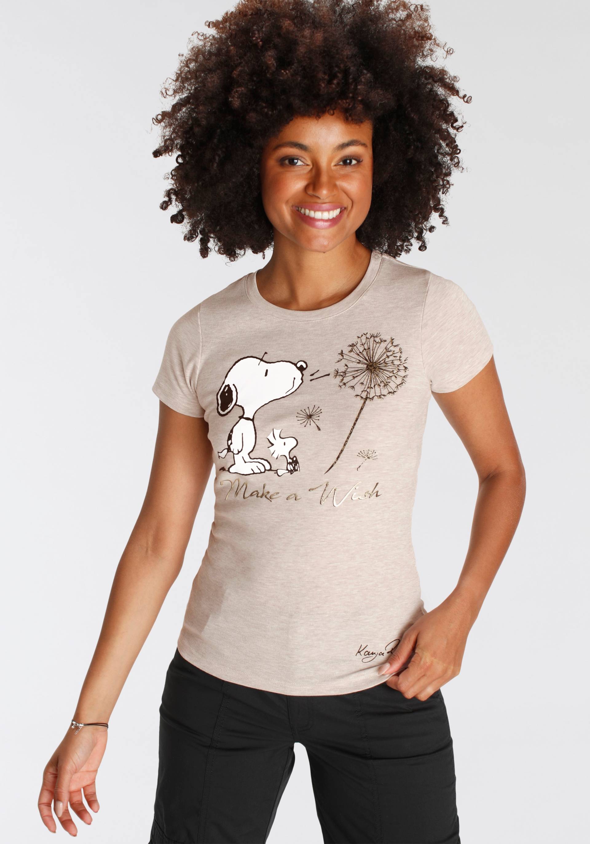 KangaROOS Kurzarmshirt, mit lizensiertem Snoopy Print Originaldesign von KangaROOS