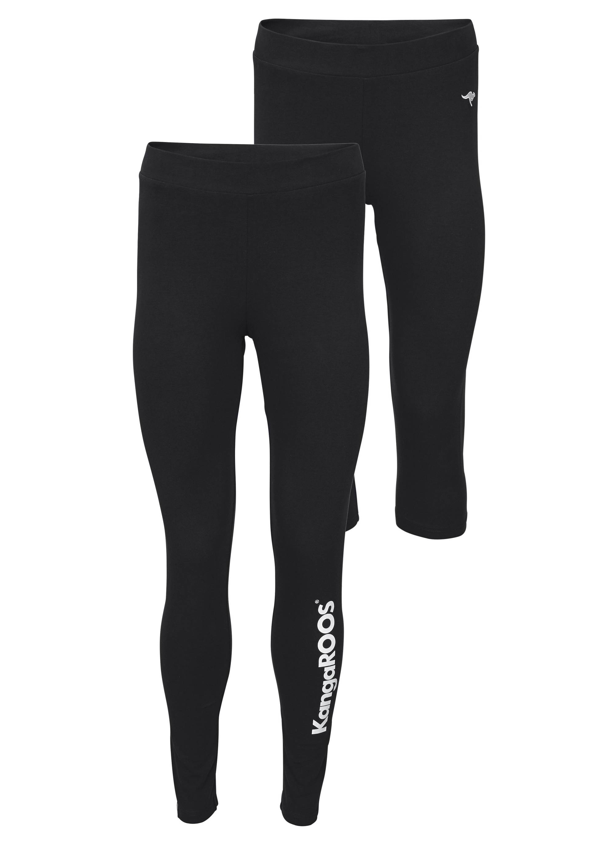 KangaROOS Leggings »Doppelpack«, (Packung, 2 tlg., 2er-Pack), Grosse Grössen von KangaROOS