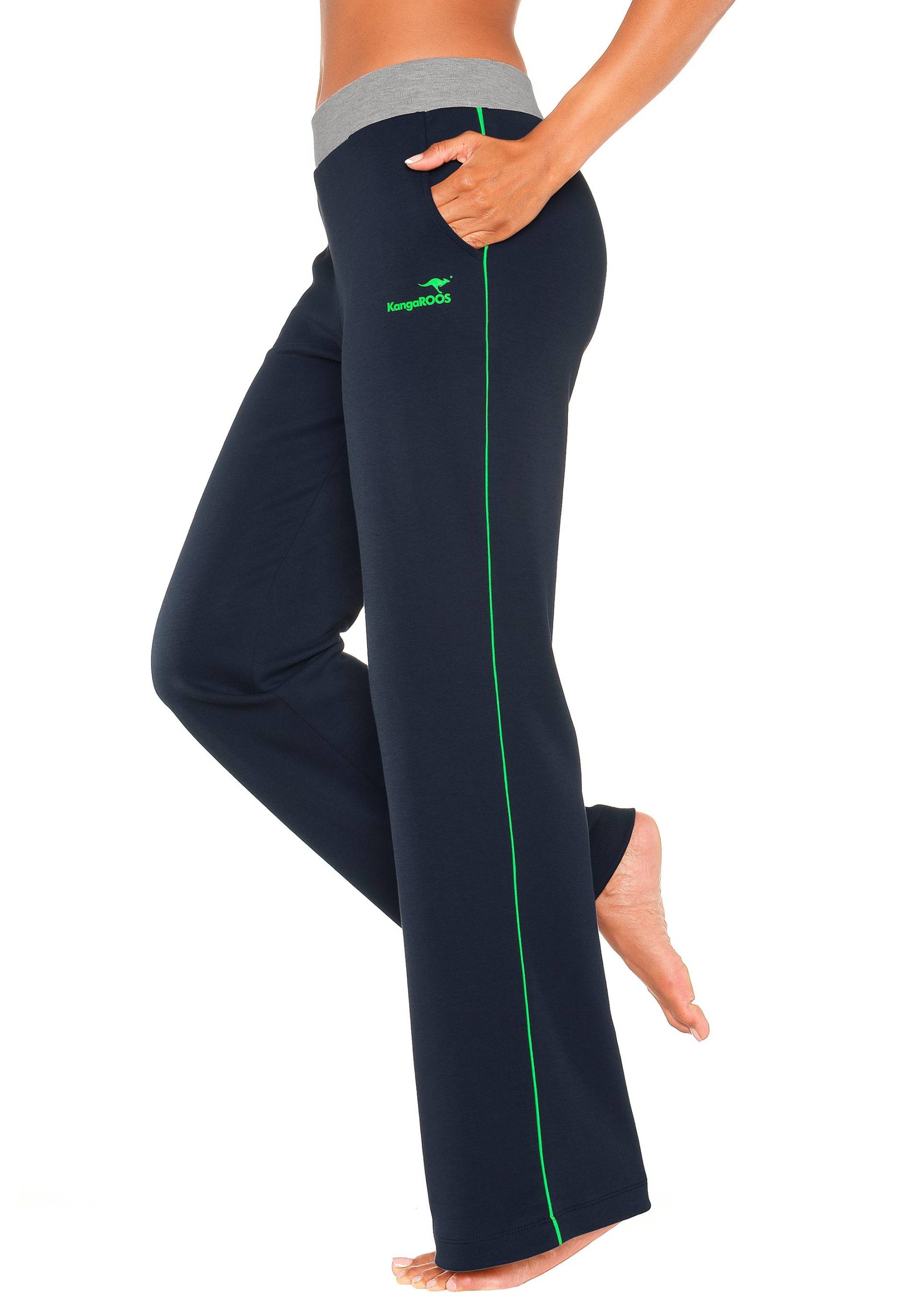 KangaROOS Relaxhose, mit breitem Bund, Loungewear, Loungeanzug von KangaROOS