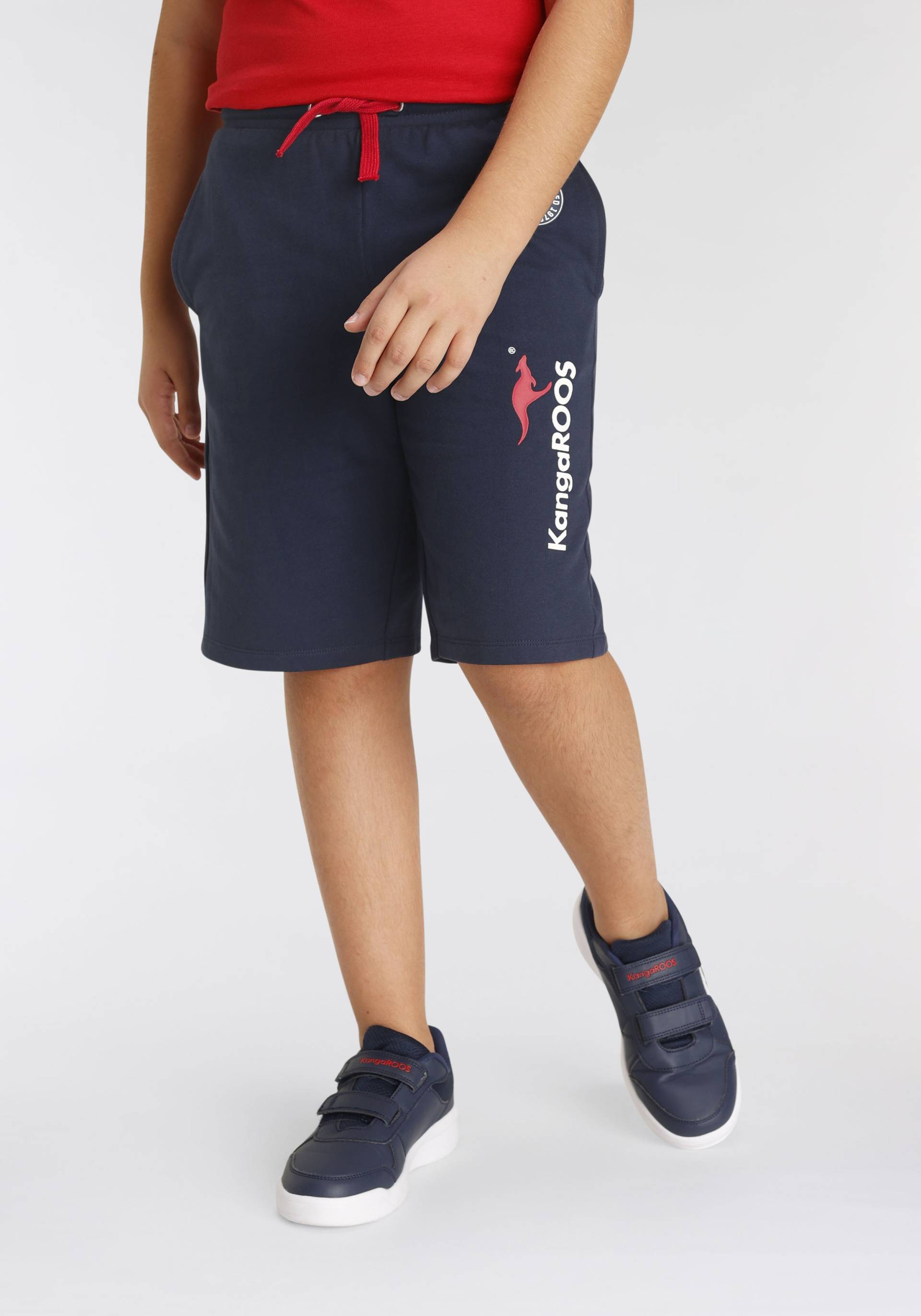 KangaROOS Sweatshorts », Basic Sweatbermudas mit Logo-Druck«, Modische Kangaroos Drucke von KangaROOS