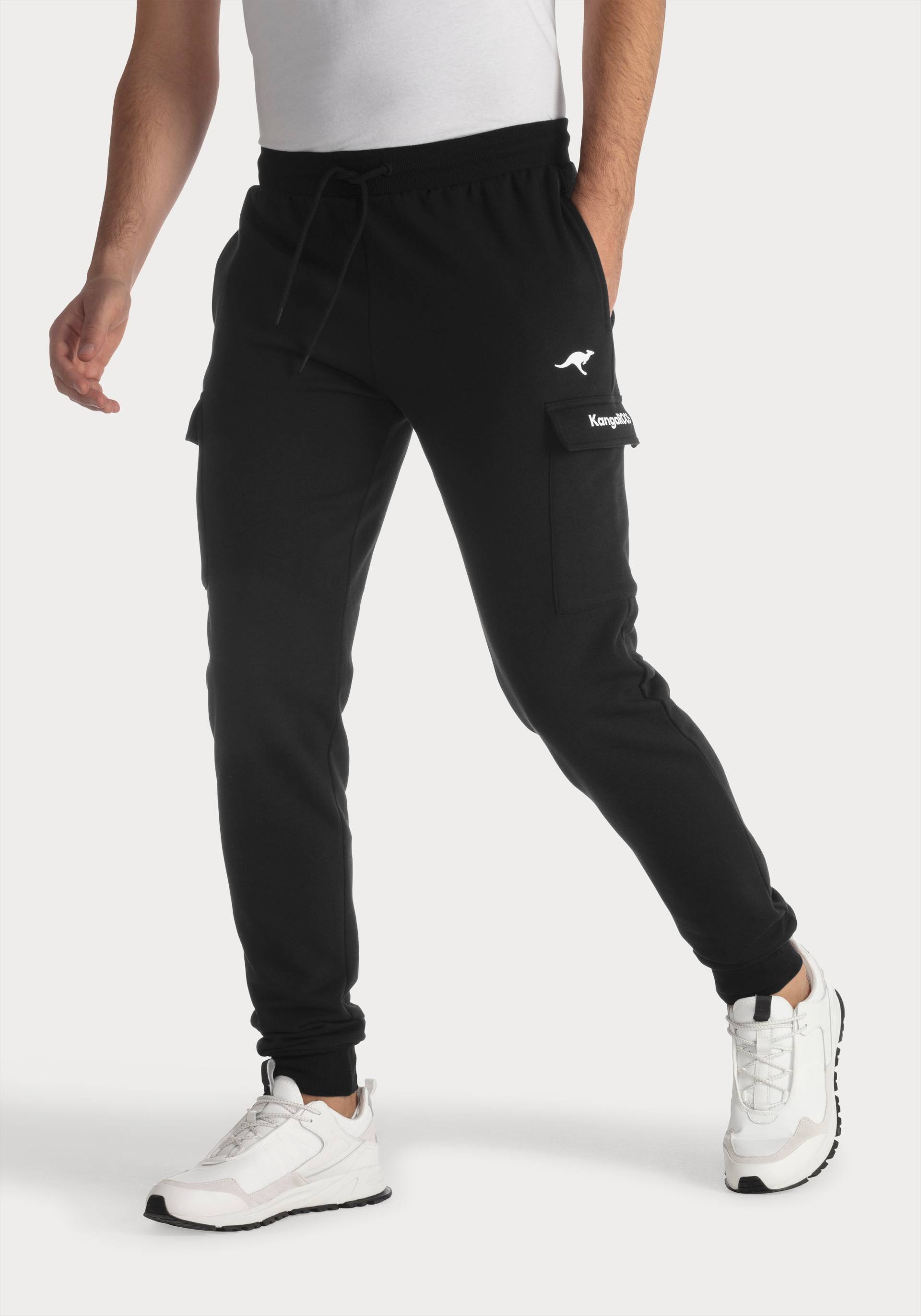 KangaROOS Sweathose, Jogginghose mit Kordel, Relaxhose leichte Sweat-Qualtität von KangaROOS