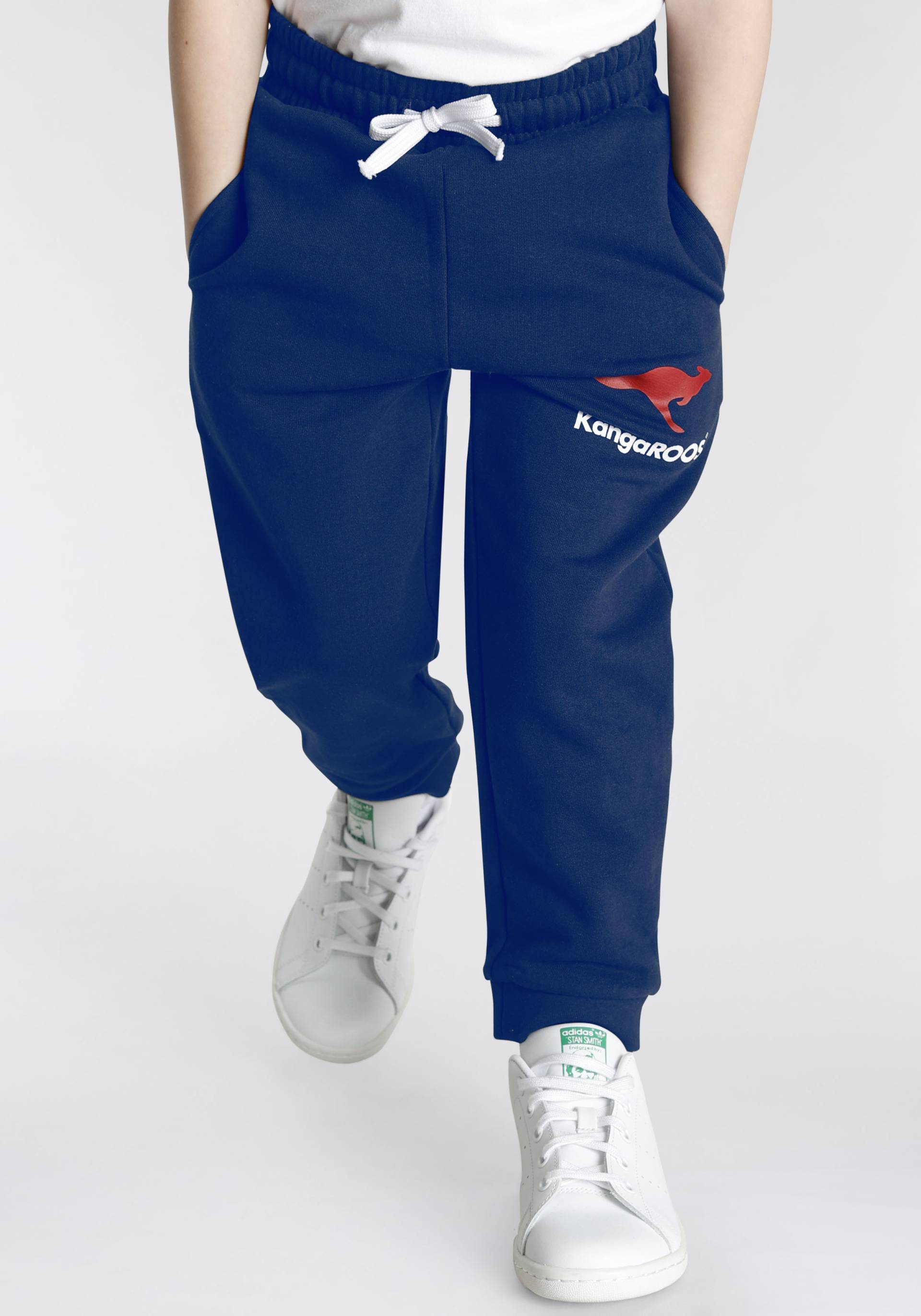 KangaROOS Sweathose »Jogginghose mit Logo-Print«, Basic für kleine Jungen von KangaROOS