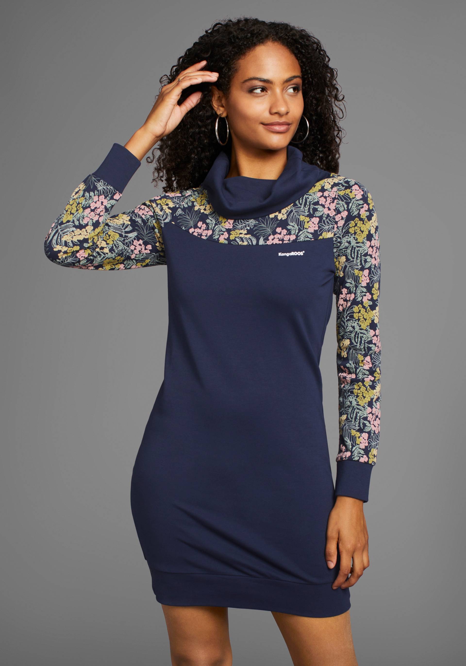 KangaROOS Sweatkleid, mit Print-Details von KangaROOS