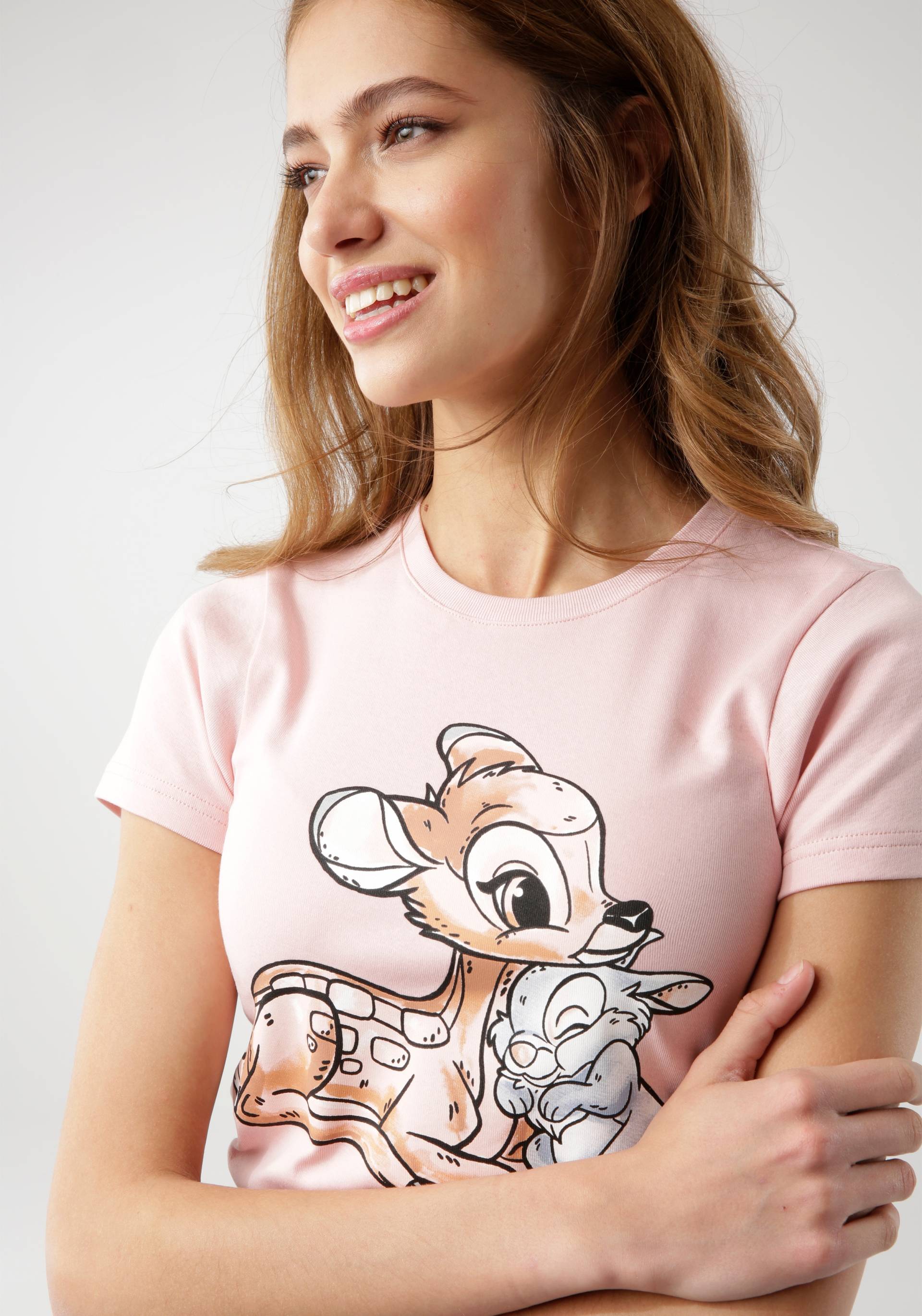 KangaROOS T-Shirt, Kurzarm, sehr figurbetonte Passform, aus Baumwolle KangaROOS T-Shirt, Kurzarm, sehr figurbetonte Passform, aus Baumwolle von KangaROOS