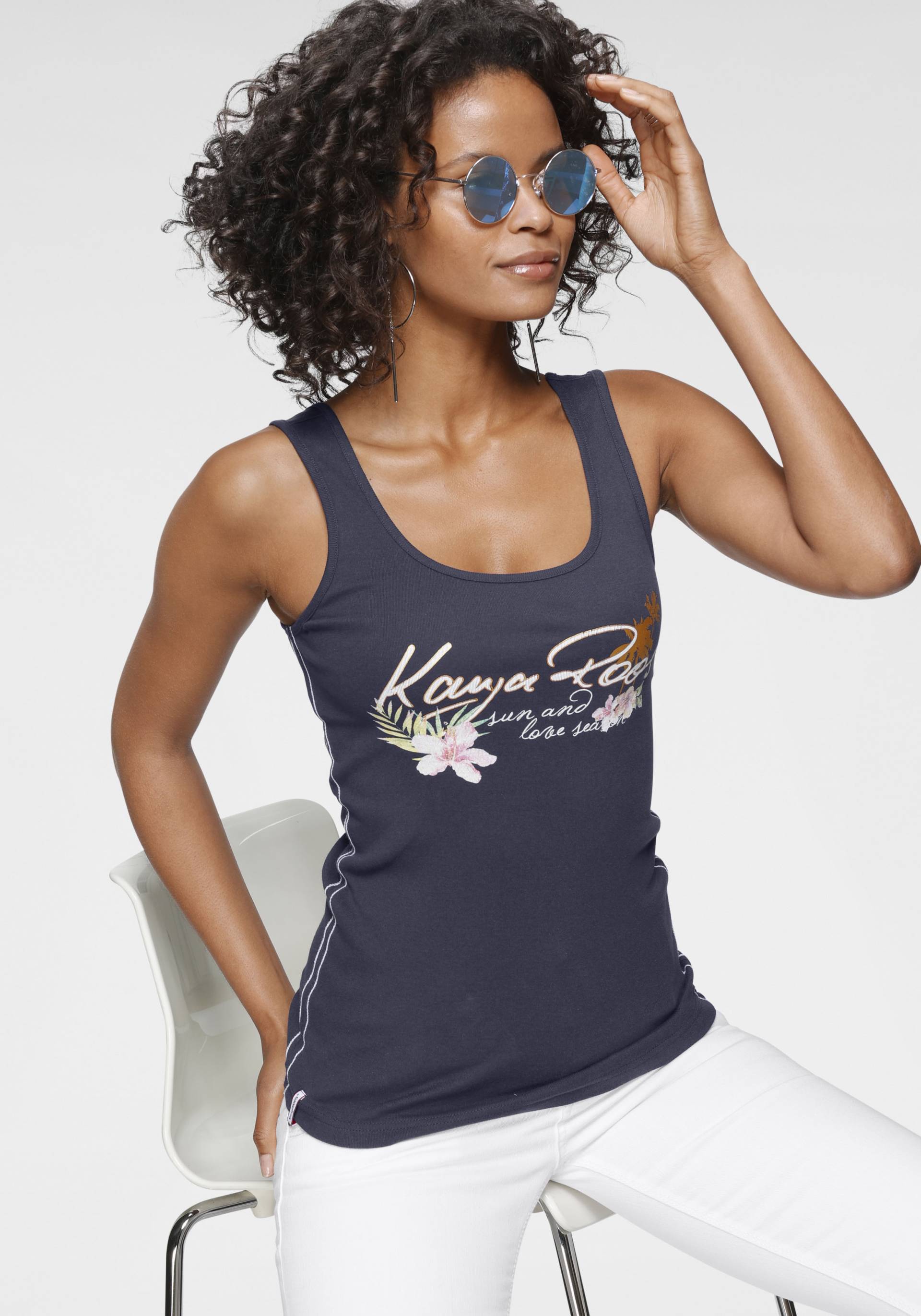 KangaROOS Tanktop, mit femininem Frontdruck von KangaROOS