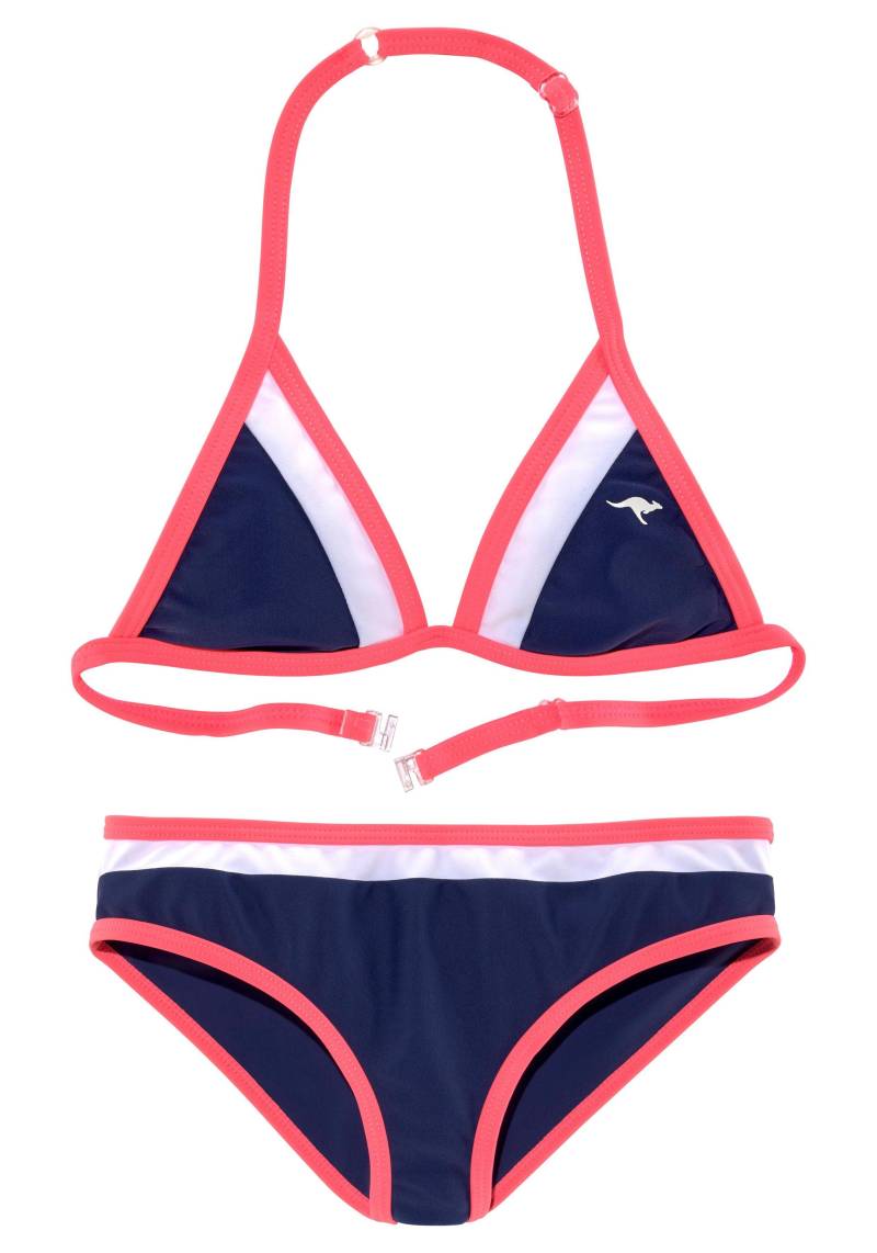 KangaROOS Triangel-Bikini »Energy Kids«, im coolen Colorblocking-Design von KangaROOS