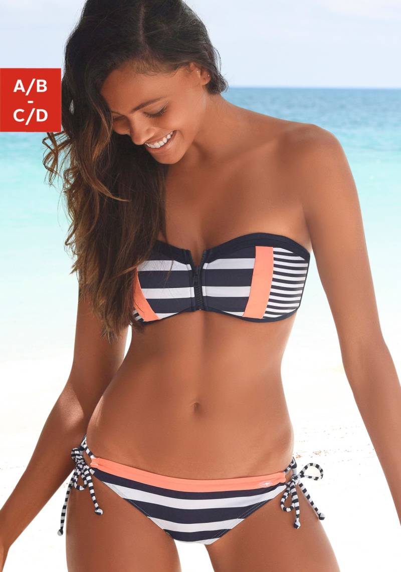 KangaROOS Bandeau-Bikini-Top »Anita«, mit Reissverschluss zwischen den Cups von Kangaroos