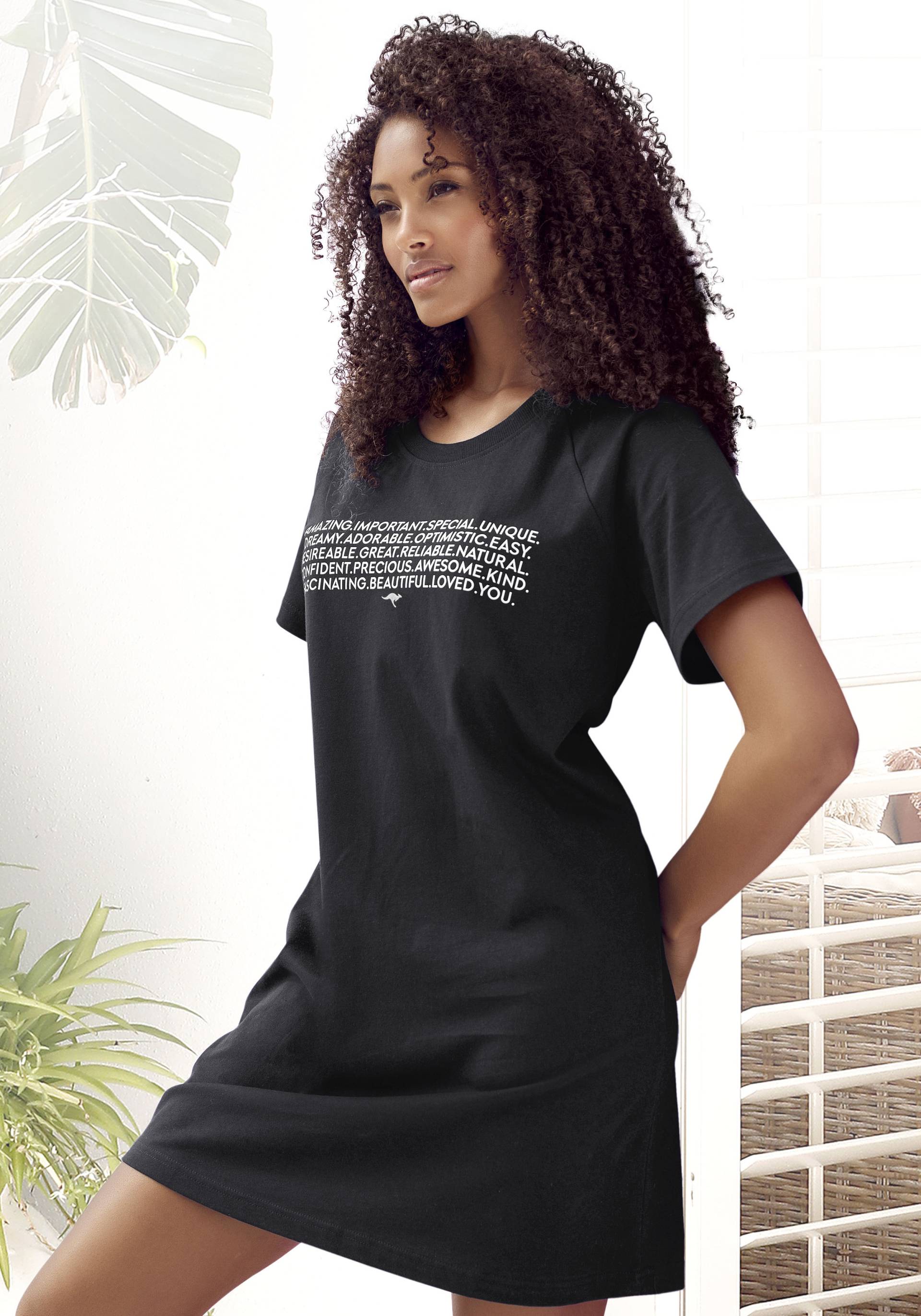 KangaROOS Bigshirt, mit Slogan-Frontdruck KangaROOS Bigshirt, mit Slogan-Frontdruck von Kangaroos